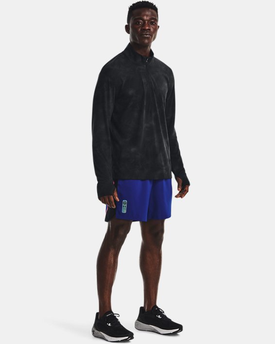 Men's UA Launch SW 7'' Run Anywhere Shorts in Blue image number 2